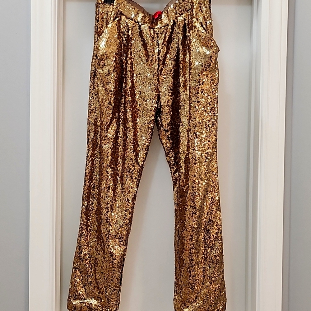 Sequin Jogger Pants